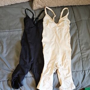2- SKIMS NEW one Black and one Cream Shapewear New Bodysuits